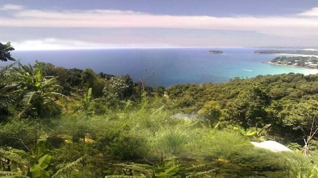 Phuket land for sell, 33 Rai by the sea, Kata Noi Beach, 3 beaches view 