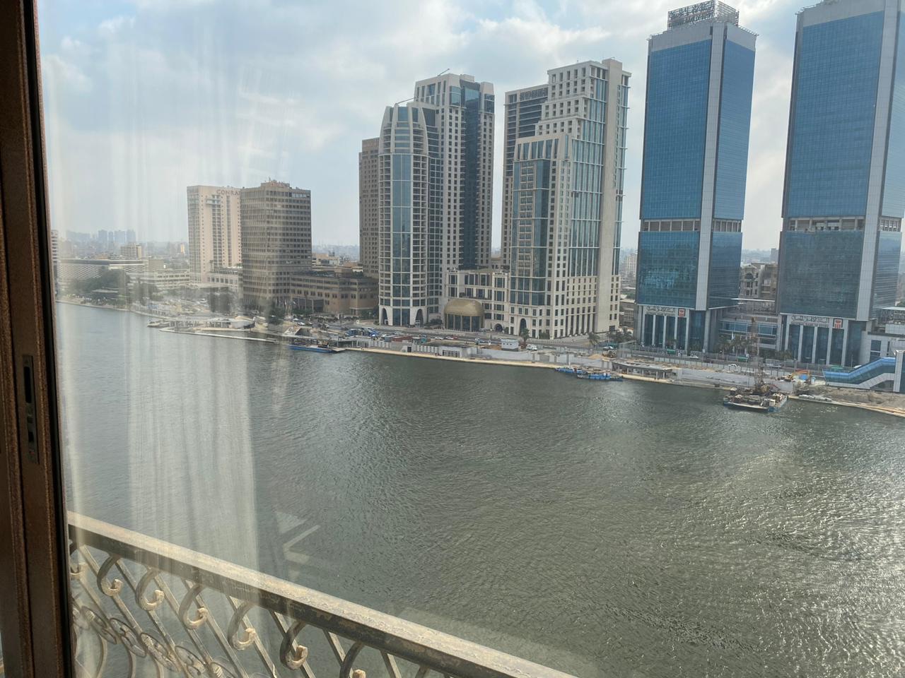 Luxury 275 sqm Corner Apartment in Zamalek – Panoramic Nile View Adjacent to Marriott Hotel