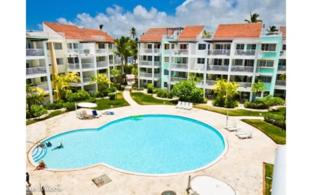 Beachfront Two-Bedroom Condo for Sale at Playa Turquesa, Punta Cana