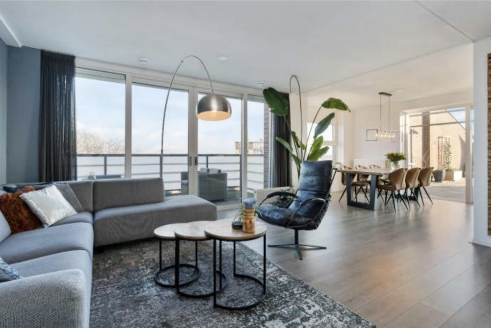 2 bedroom partially furnished apartment