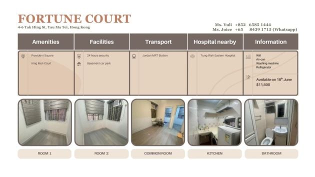 Room For Rent in HongKong