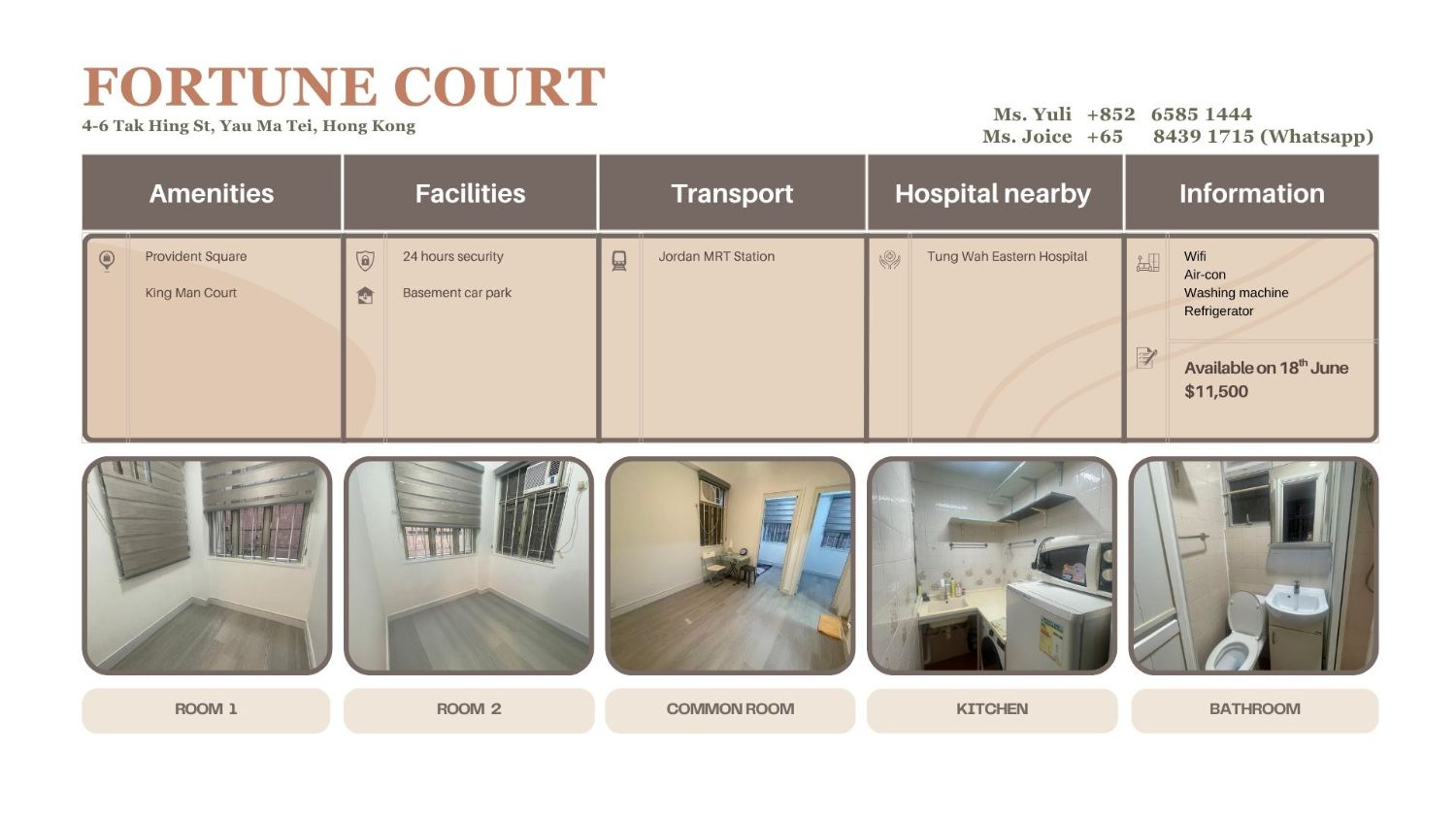 Room For Rent in HongKong