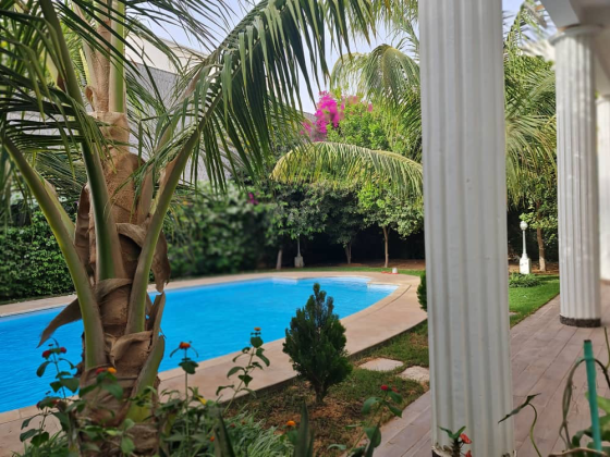 Modern villa with large swimming pool for rent in Nouakchott