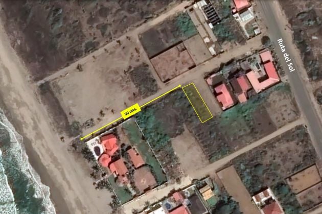 Terrain côtier de premier choix à seulement 295 pieds de la ...