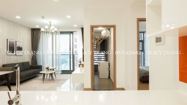 2 bedrooms apartment for rent in Sunwah Pearl, full furniture