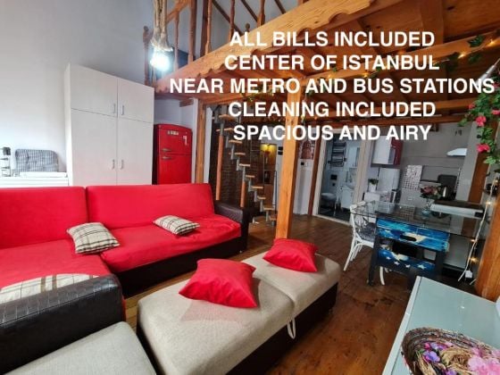 Your Istanbul Home Base: Spacious and silent Loft (Includes Cleaning!)"