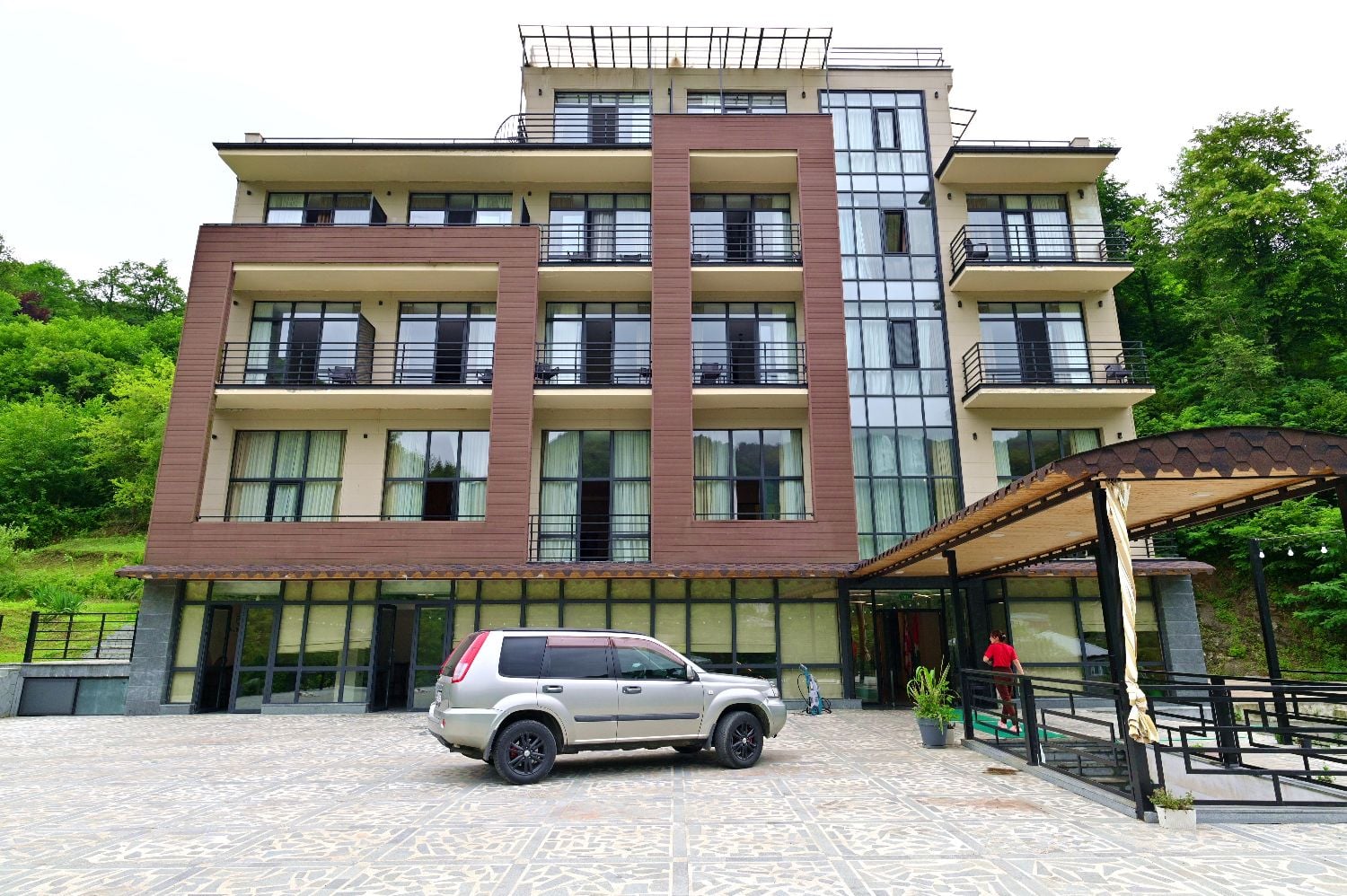 For sale Hotel in the mountainous region of Ozurgeti, Georgia.