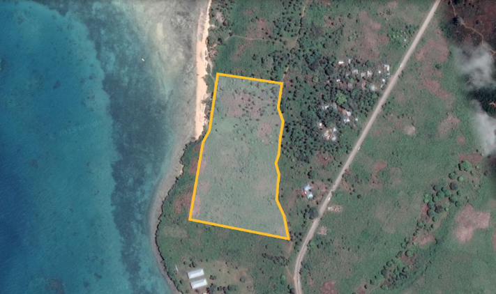 Terrain immense en bord de mer à vendre – Région de Fukuchani