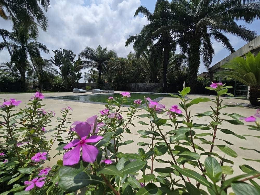 Villa basse 5 pièce Vridi cité avec piscine en location Vue lagunaire 