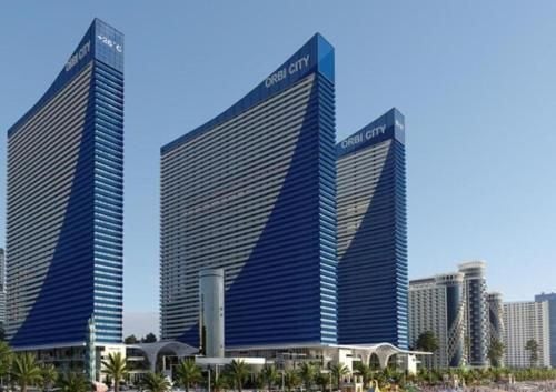 Moderno apartamento tipo estudio cerca de la playa en Batumi Orbi City