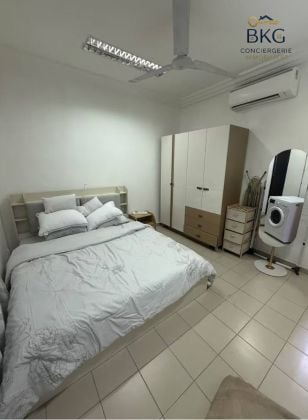 Compact and Complete Apartment, One Bedroom Air-conditioned Living Room on ...