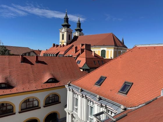 Cerca de Budapest, en el centro histórico de ...