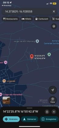 Terrain avec cases à vendre à Warang Sénégal