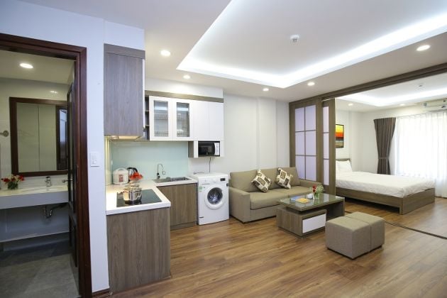Nice, modern 1 – bedroom apartment in Dao Tan street, Ba Dinh ...