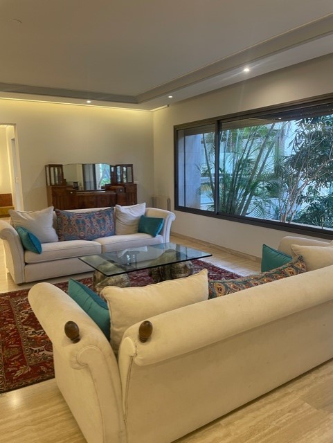 Amazing flat 480 m2 with garden area for rent in Achrafieh triangle d or 