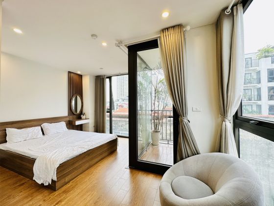 Bright 2 – bedroom apartment with balcony in To Ngoc Van street, Tay ...
