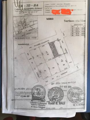 Terrain en vente au centre ville