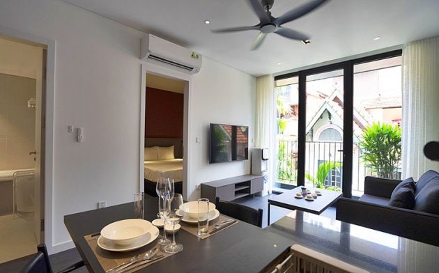 Luxury, modern 1 – bedroom apartment in To Ngoc Van street, Tay Ho ...