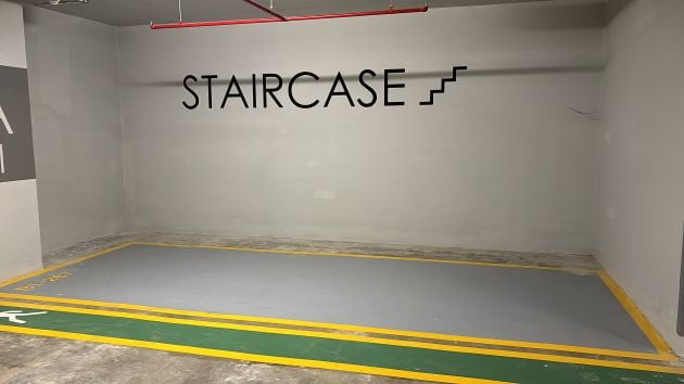 Parking space at Sentral Suites 