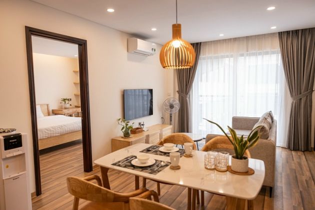 Luxury, modern 2 – bedroom apartment in Van Phuc street, Ba Dinh ...