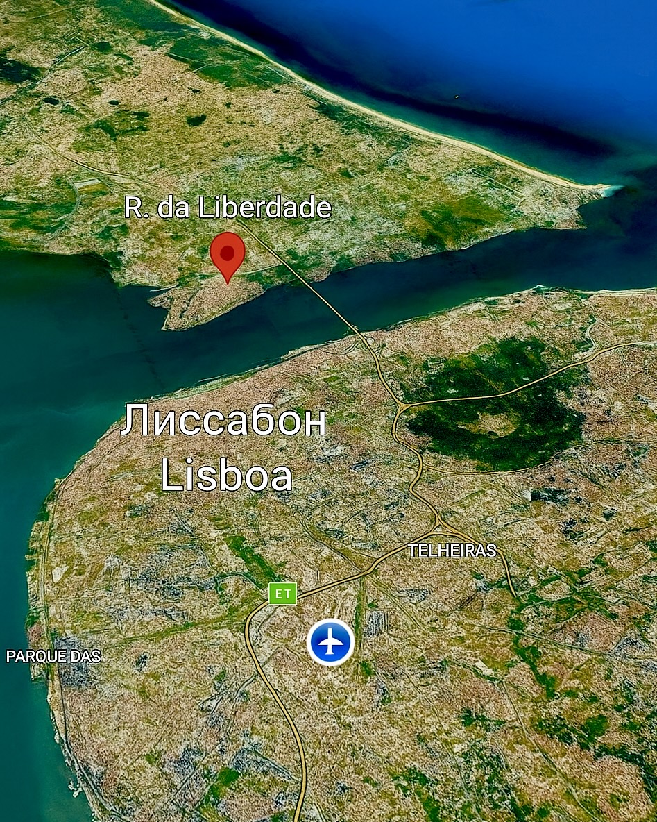 APPARTAMENTO CON 2 CAMERE DA LETTO, CON 2 BALCONI; AMPIO WC - A 12 MINUTI DA LISBONA, NEL CENTRO DI ALMADA, VICINO A TUTTI I TRASPORTI