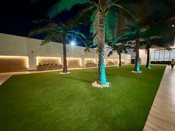 Two bedrooms semi furnished apartment with Terrace in Sabha Al Salem