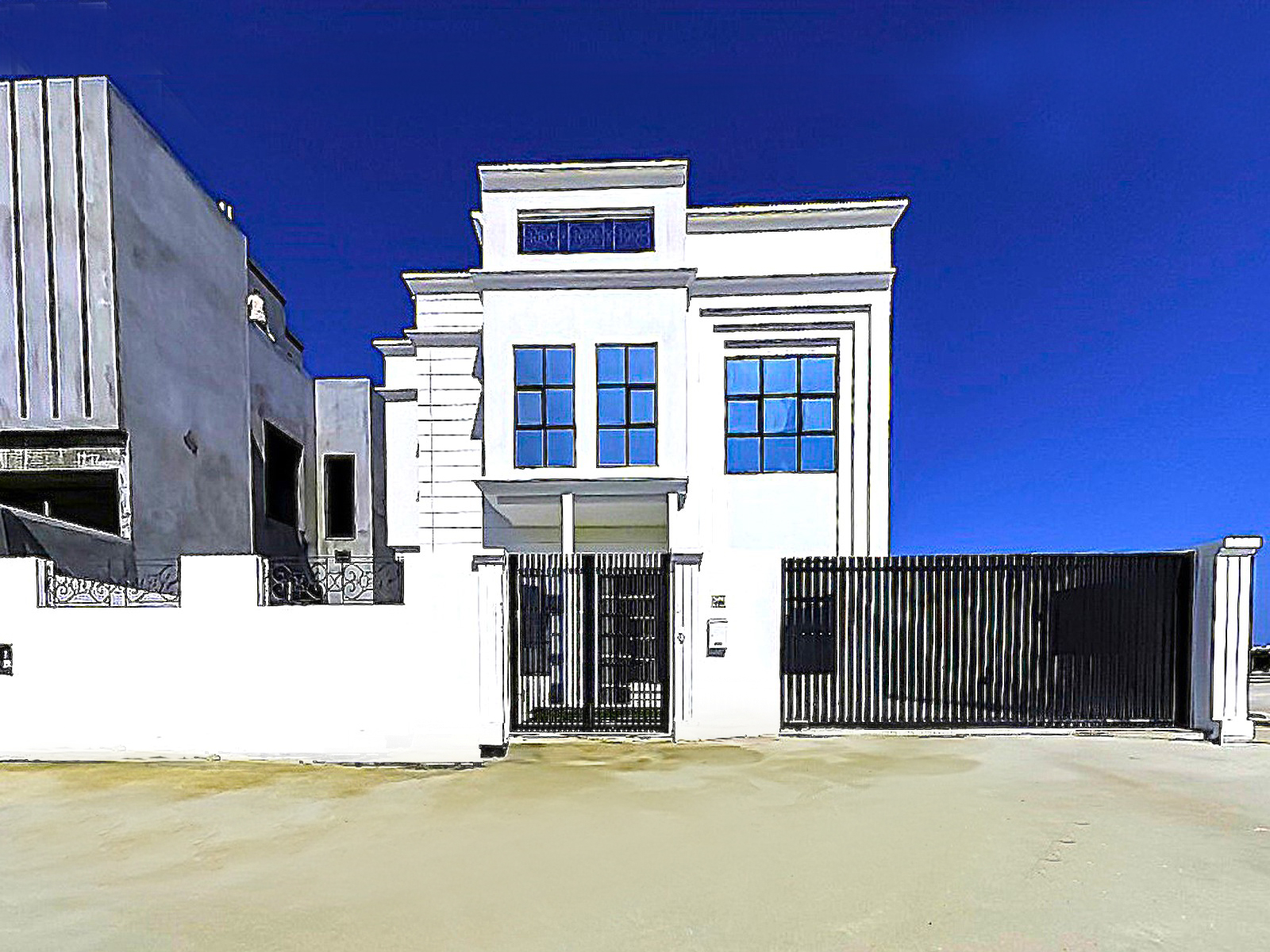 Brand New Luxury Villa for Sale in Hidd Behind Lulu Hypermarket BD.185,000/-