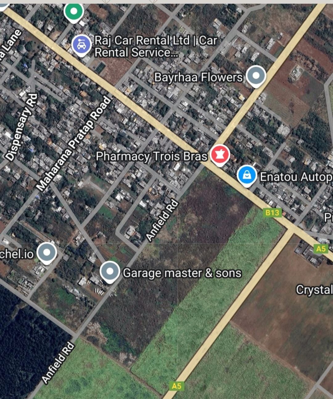 Residential land 25 perches (1055mt square) for sale at Petit Raffray - Enfield Road