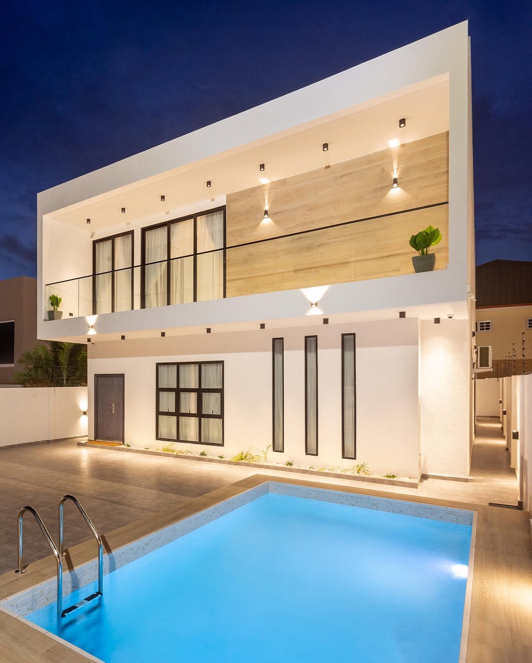 4 Bedroom Furnished House with a boys quarters and a pool for sale at East Legon Hills 