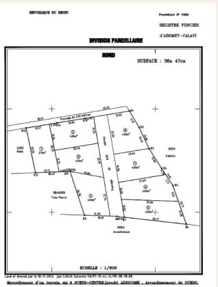 8 Parcelles avec TF à vendre à Calavi-Ouèdo von du ...