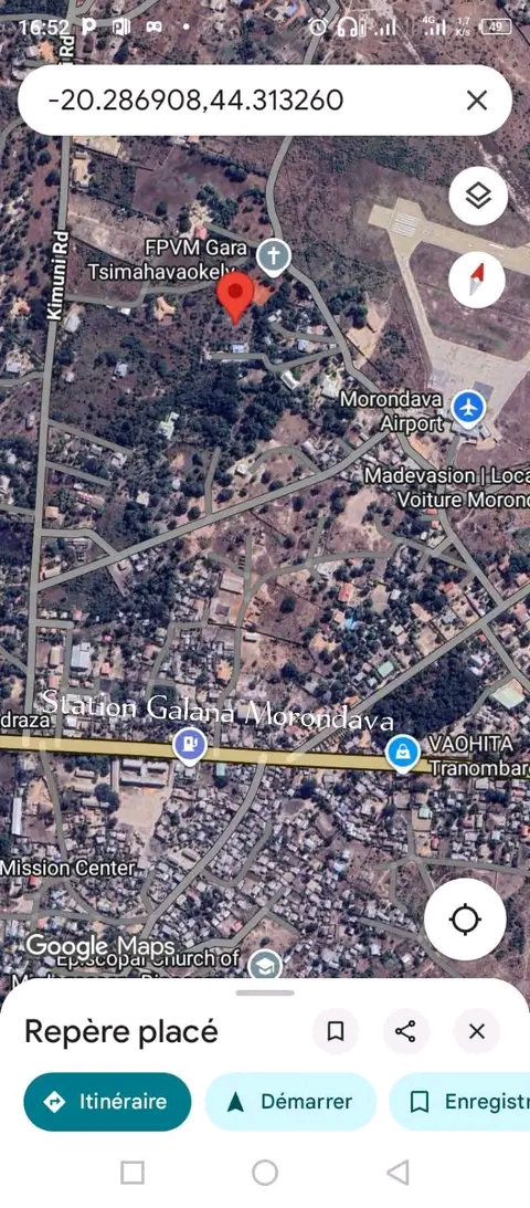 VENTE TERRAIN MORONDAVA MENABE