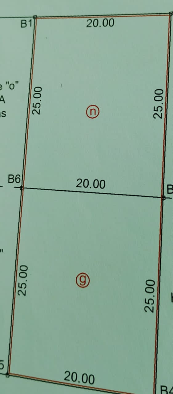 Terrain de 1000m2 a vendre