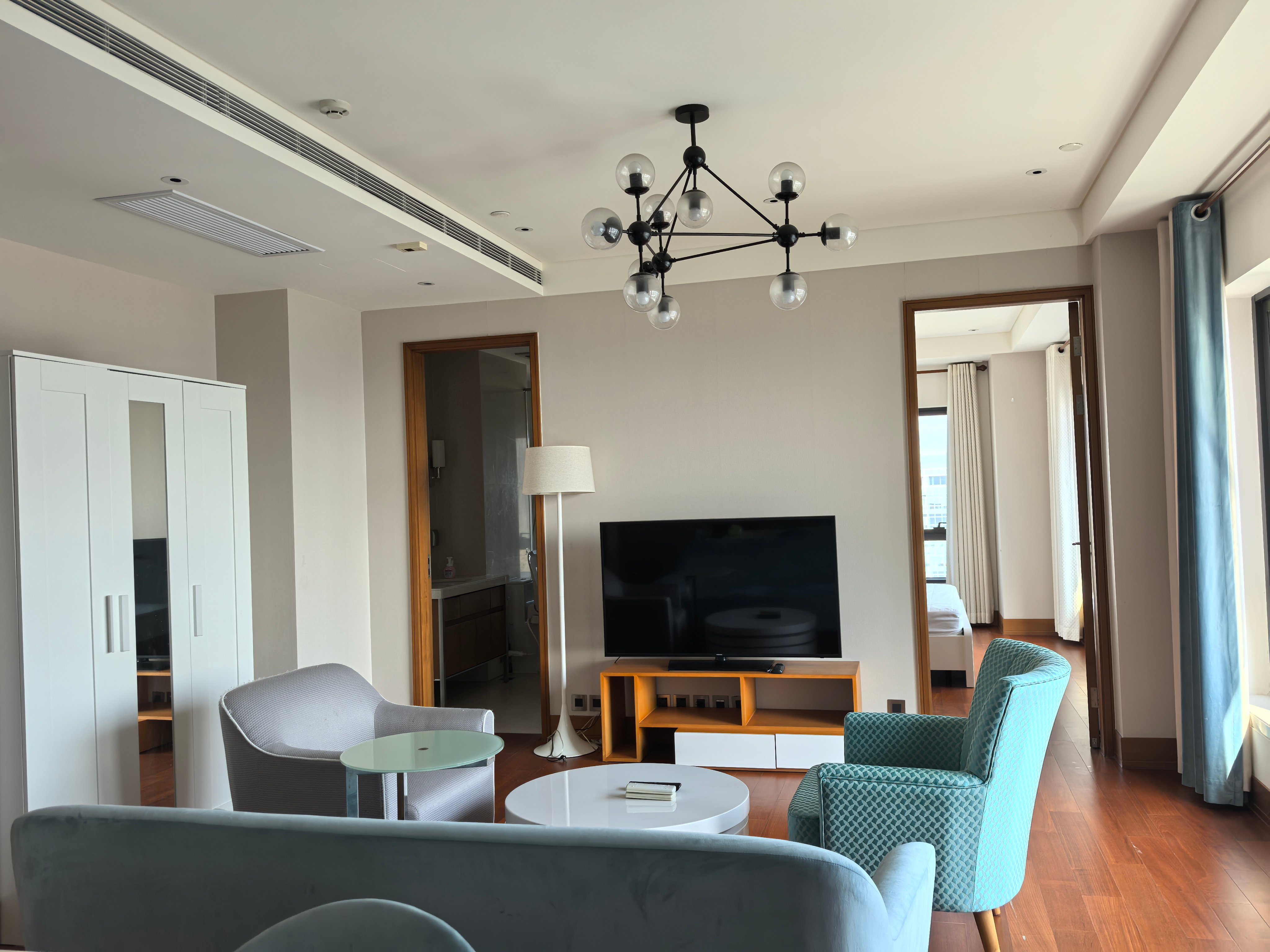 Single apt near Suzhou EXPO/Times Square with floor heating,open view