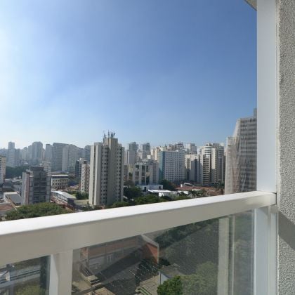 apt 43 m2 vue et varanda + garage fixe et protege quartier de  Vila olimpia