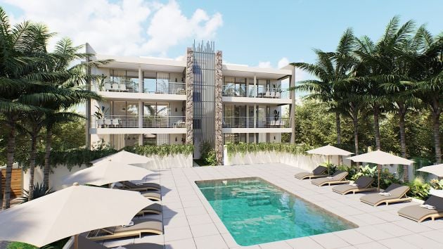 ¡Apartamento a 10 minutos a pie de la playa!