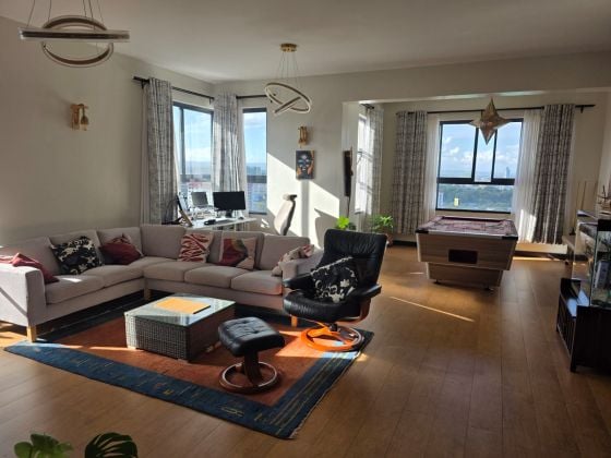 Tastefully furnished 3 bedroom for rent in Kilimani, Nairobi