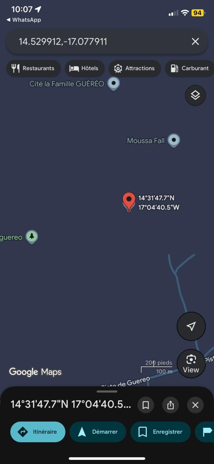 Terrain de 300 mètres carrés à vendre à Saly Sénégal