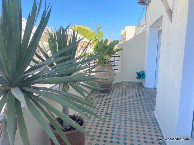 Racine: Se alquila apartamento amueblado de 2 dormitorios con amplia terraza.