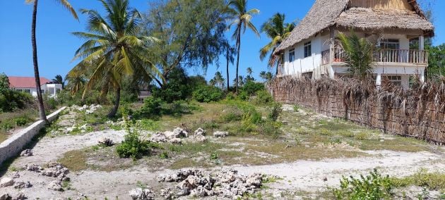 Bwejuu land close to beach for sale