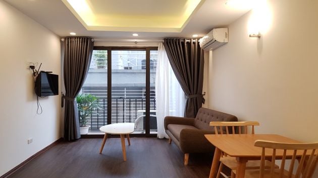 Nice one bedroom apartment with balcony in Linh Lang street, Ba Dinh ...