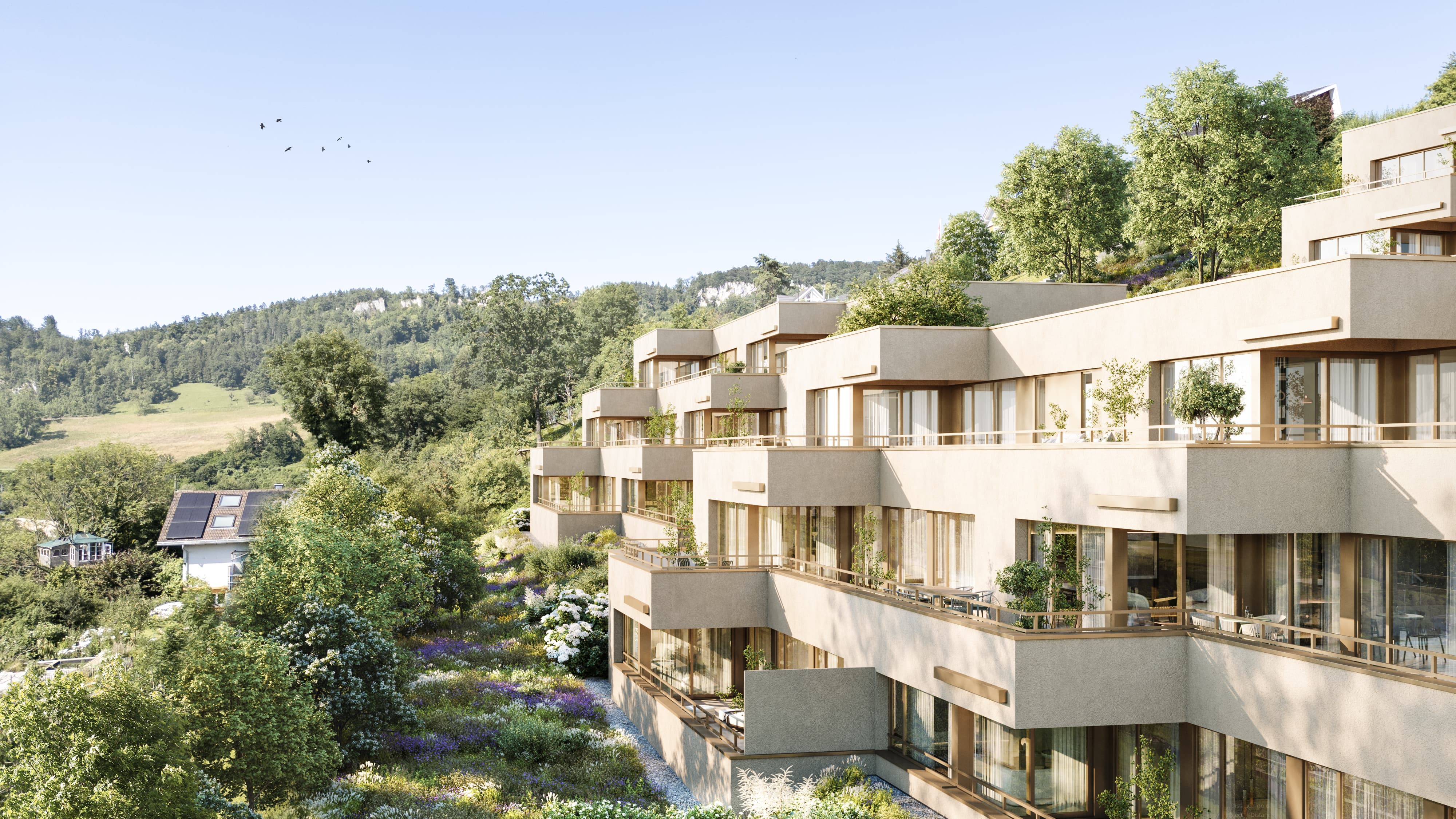 3.5-room apartment with balcony and a warm, harmonious living atmosphere