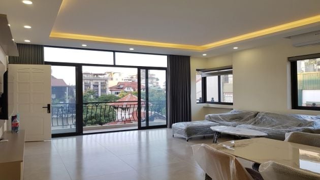 Sunny, modern 2 – bedroom apartment with big balcony in To Ngoc Van ...