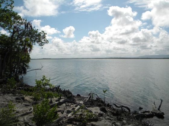 Propiedad de 2.3 acres frente a la laguna en venta en Placencia, Belice