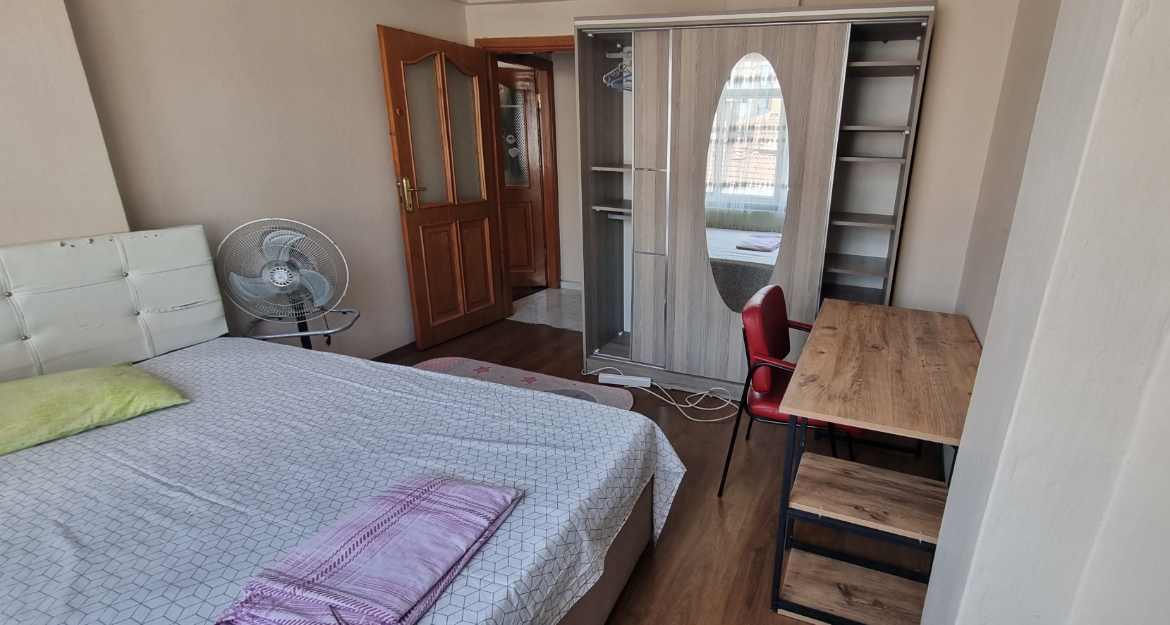 In Mecidiyeköy-Şişli/İstanbul (European side) fully furnished, private 2 ROOMS in shared apartment, bills included, no commission - no deposit