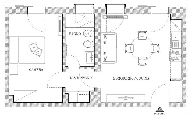 Apartment for temporary rent – Bologna