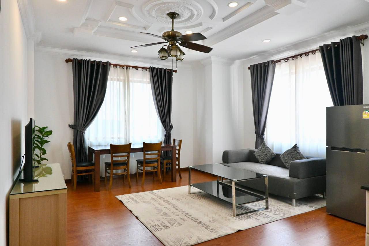 BKK1 - Phnom Penh| Furnished 3 Bedrooms Serviced Apartment (150sqm) For Rent