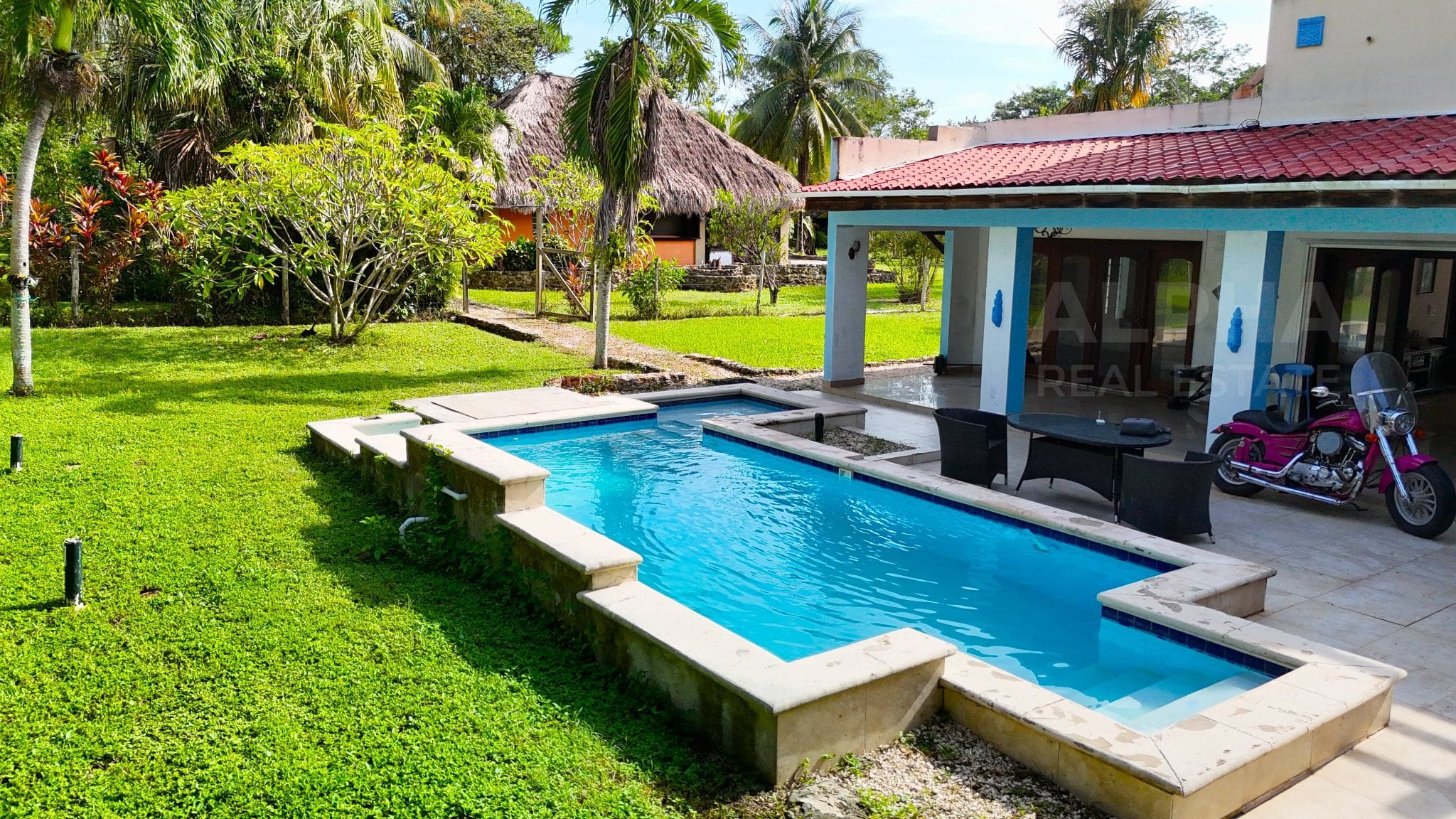 High End Tropical Home with Balinese-Style Cabana