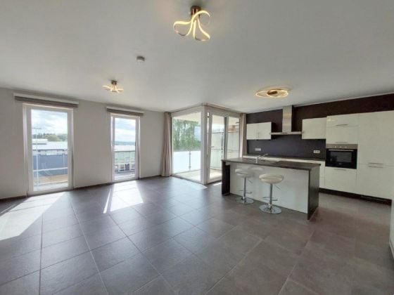 Belgique 6880 Bertrix : agréable appartement, 1ch, terrasse, garage.