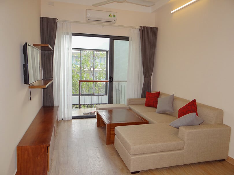  One bedroom apartment with balcony for rent in Badinh - Hanoi