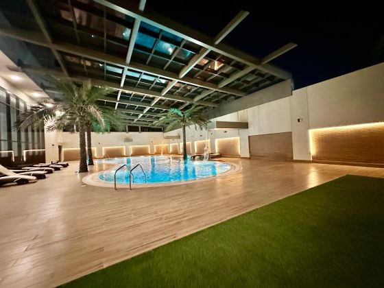 Two bedrooms semi furnished apartment with Terrace in Sabha Al Salem 